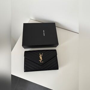 Yves Saint Laurent Black Wallet